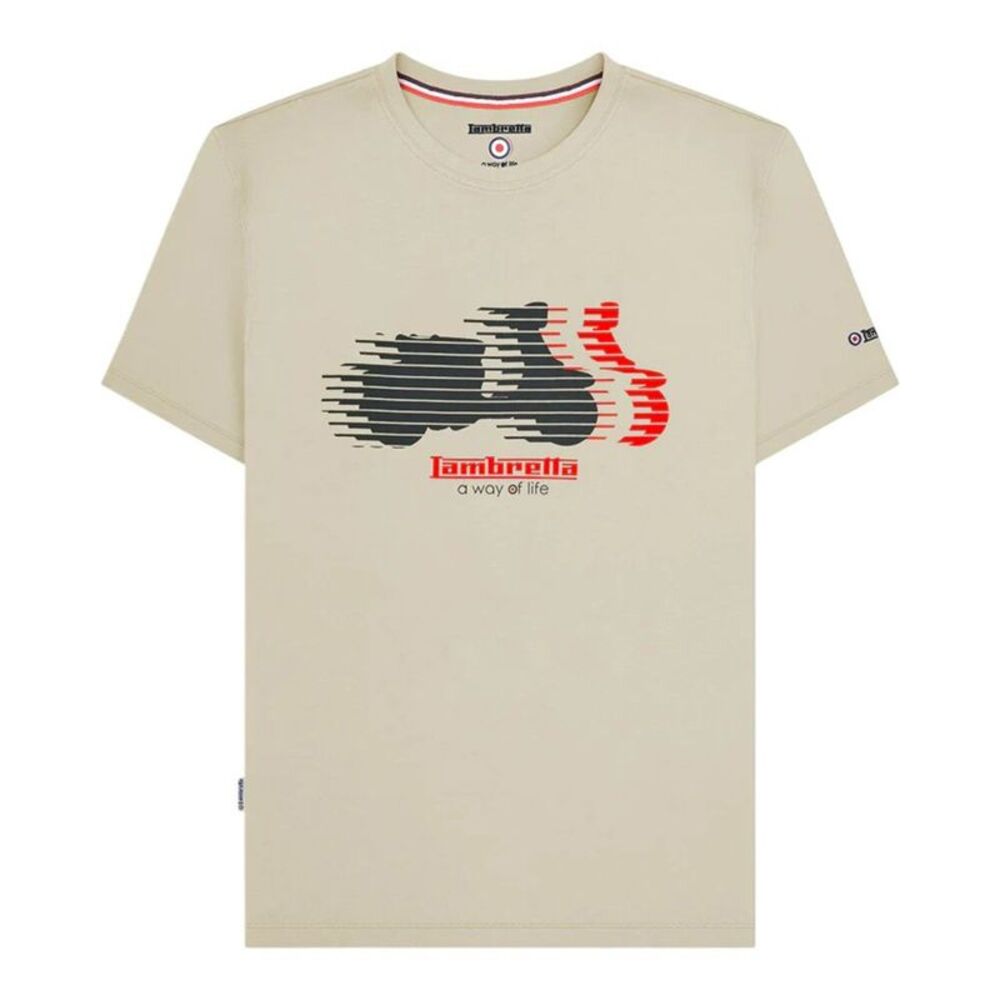 Lambretta Mens Scooter Blur T-Shirt / Tofu